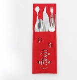 Xmas Party Dinner Table Decor Knife And Fork Storage Bags