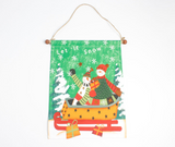 Wholesale Factory Direct Sales Hot Christmas Garden Flags for Indoor Hanging