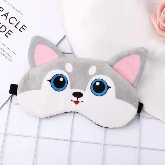 Cute Travel Sleep Eye Mask with Eyelashes for Sleeping
