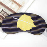 Best Selling Luxury Smooth Striped Sleep Eye Silk Mask Customized Logo
