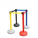 PVC Barriers Stanchion Water Fillable Base