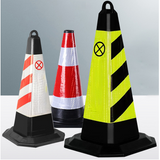 Unbreakable PU Orange Construction Cone for Traffic Collars Control