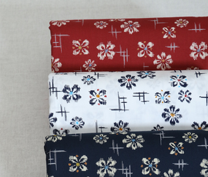 Japanese Style Floral Printed Cloth Cotton Fabrics