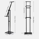 Poster Stand for Display Pedestal Sign Double Stand Horizontal View