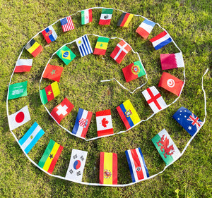 Soccer World Cup String Flag