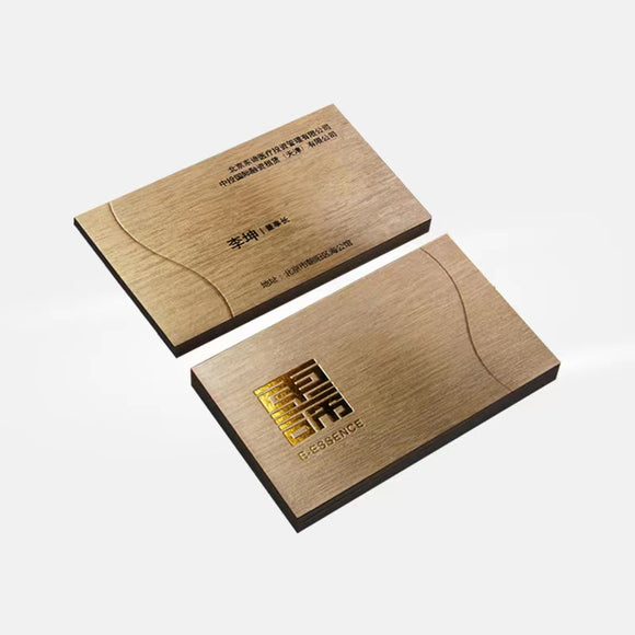 Gold Foil Business Cards Printing