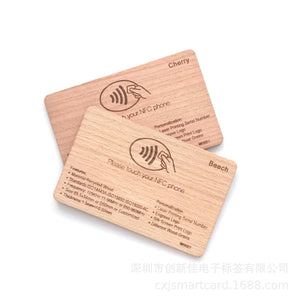 Blank Plywood Wood Business Card