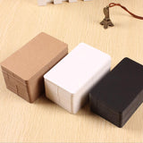 Blank Kraft Paper Business Card, Words Message Notes paper Tags 10Pcs/Set