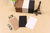 Blank Kraft Paper Business Card, Words Message Notes paper Tags 10Pcs/Set