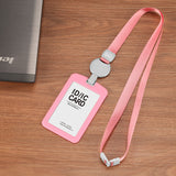 Name Tags Badge ID Card Holders Are Flat Neck Lanyards with Swivel Hook