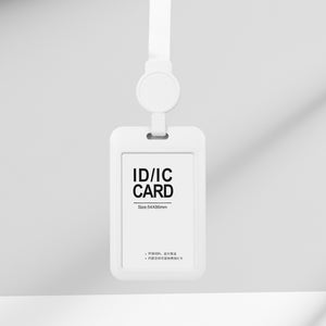 Silicone Badge Holder Lanyards for Id Badges Vertical Card Holder