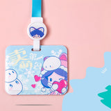 Cute Cartoon Lanyard with ID Card Holder