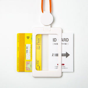 Retractable Badge Key Card Protector Cover