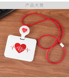 Retractable Lanyard ID Badge with Hard ABS Card Holder