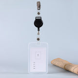 Retractable Badge Reel Clips Holder for Hanging ID Card Name Key Chain