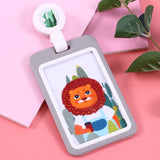 Silicone Horizontal ID Card  Badge Holder Vertical Card Holder