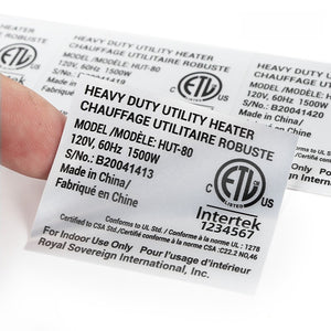 230983 Custom Printed Waterproof Adhesive Certified Labels Approved Labels Sticker