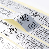 230984 Custom Printed Waterproof Adhesive Certified Labels Approved Labels Sticker