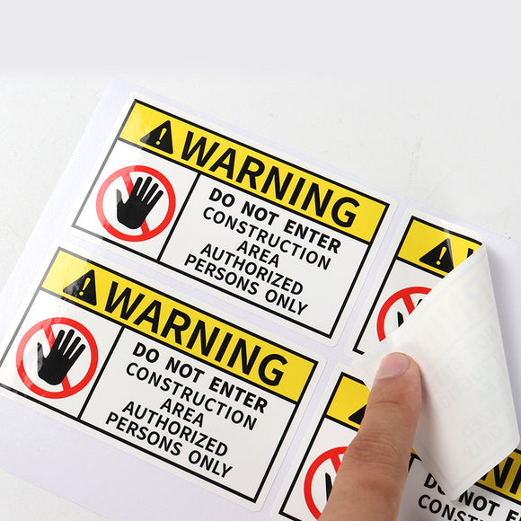 230988 Danger Warning Label Vinyl Adhesive Warning Sign Sticker
