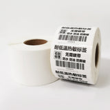 Bright White Strong Permanent Adhesive Printer Thermal Paper Labels