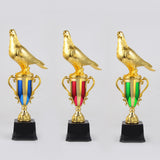 Personalized Gold Pigeon Trophy Awards