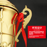 Large Gold Trophy Cup for Competitions