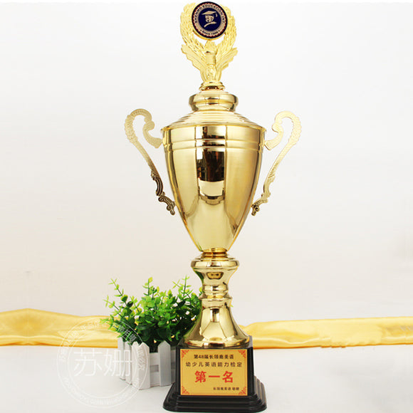 Metal Gold Cup Trophy