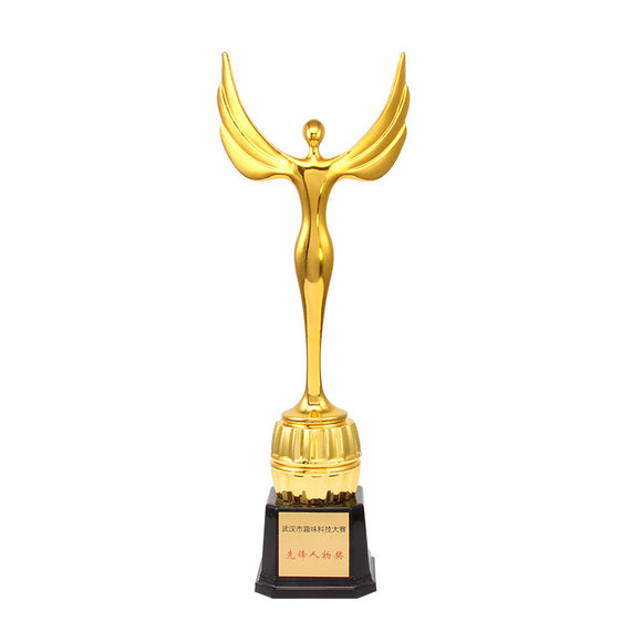 Plastic Oscar Angel Wings Trophy