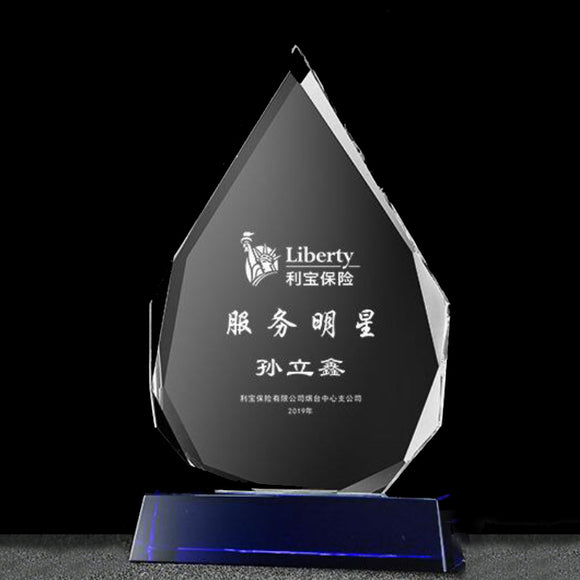 Personalized Crystal Plaques and Awards
