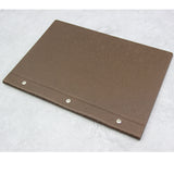 Leather Menu Double Fold Panel for Restaurant Coffee Bars