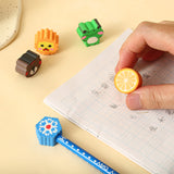 Pencils with Fruit Animal Top Eraser for Kids