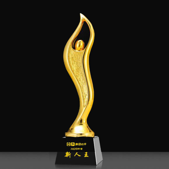 232363 Customize Gold Resin Trophy Awards