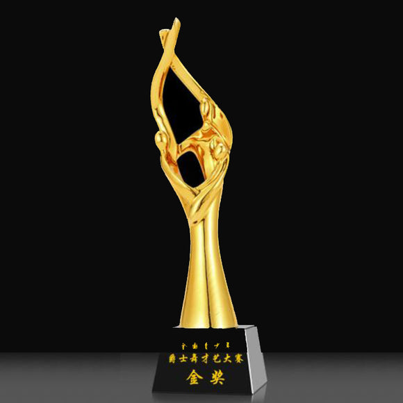 232365 Customize Gold Resin Trophy Awards