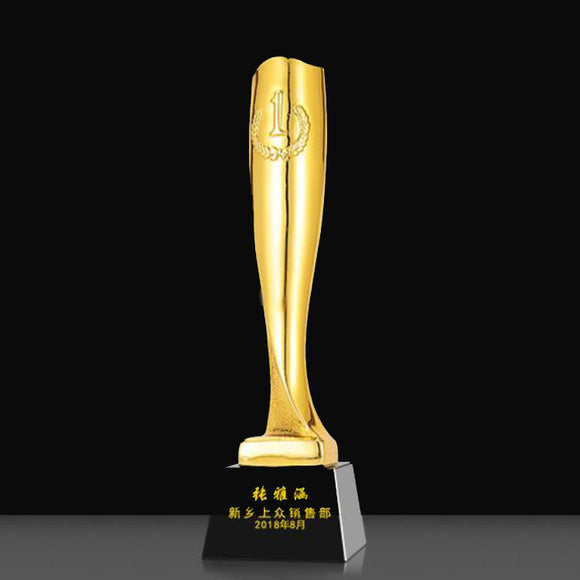 232367 Customize Gold Resin Trophy Awards