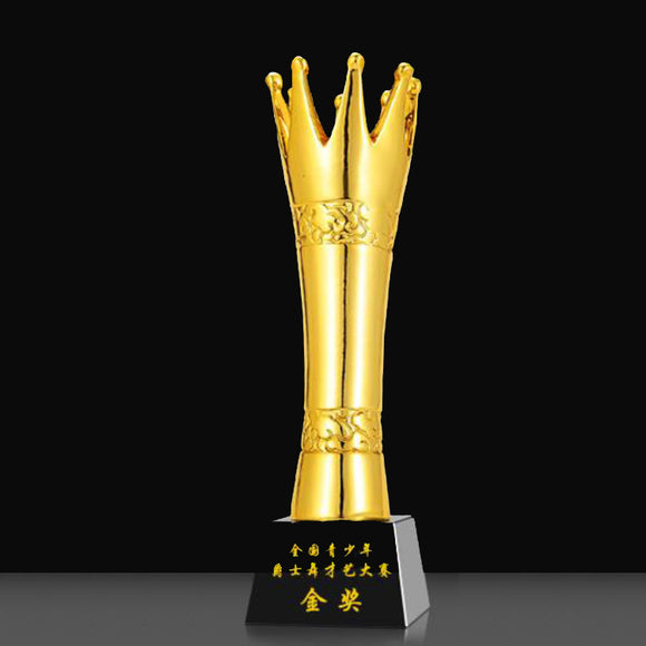 232368 Customize Gold Resin Trophy Awards