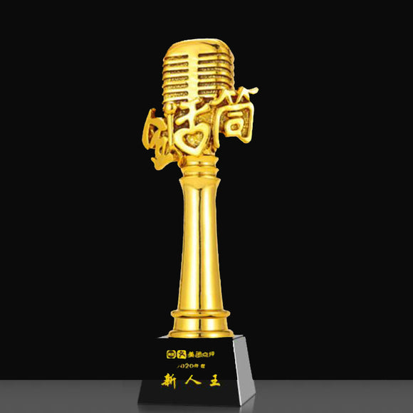 232369 Customize Gold Resin Trophy Awards