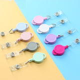 232579 Retractable ID Badge Reels Snap Strap to Secure Name Card Holder