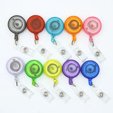232597 Retractable ID Badge Reels Snap Strap to Secure Name Card Holder