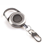 232603 Retractabl Metal ID Badge Holder Reel with Belt Clip Key Ring
