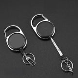 232650 Retractable Badge Holders with Belt Clip Key Ring