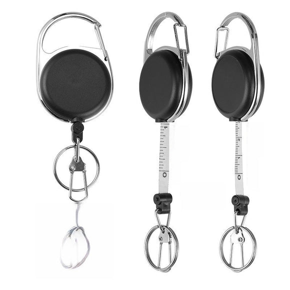 232650 Retractable Badge Holders with Belt Clip Key Ring