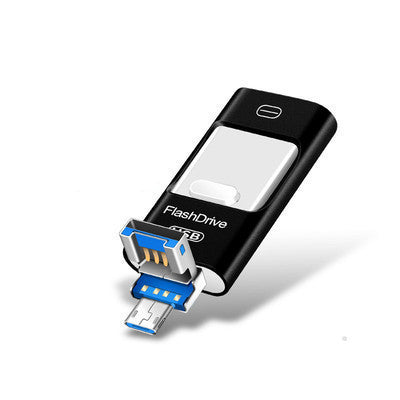 USB Flash Drive Compatible with Phone and PC Black