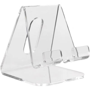 Phone Ipad Stand for Office Desk Adjustable Angle Clear Acrylic