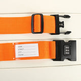 Baggage Strap with Password Buckles