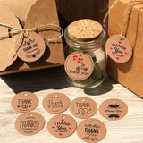 Kraft Paper Gift Tag Round Shaped