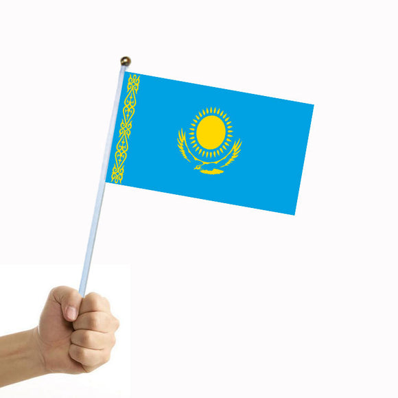 Central Asia Country Hand Held Mini Flags