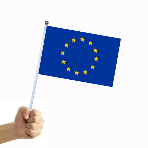 Hand Held Mini Flag of European organization