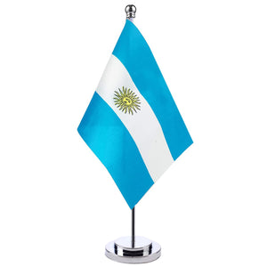 5.5x8.2" Southern South America Mini Desk Table Flags