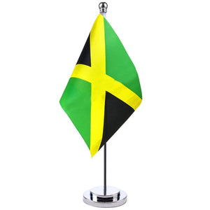 5.5x8.2" Caribbean Countries Mini Desk Table Flags