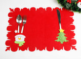 Wholesale Cheap Custom Design Felt Christmas Dinner Plate Mats